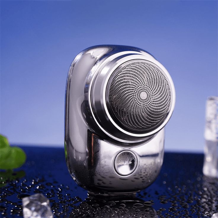 Portable Mini Electric Shaver for Men – USB Rechargeable Pocket Beard Trimmer with Digital Display