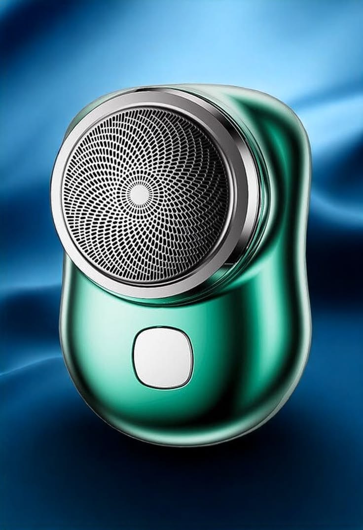 Portable Mini Electric Shaver for Men – USB Rechargeable Pocket Beard Trimmer with Digital Display